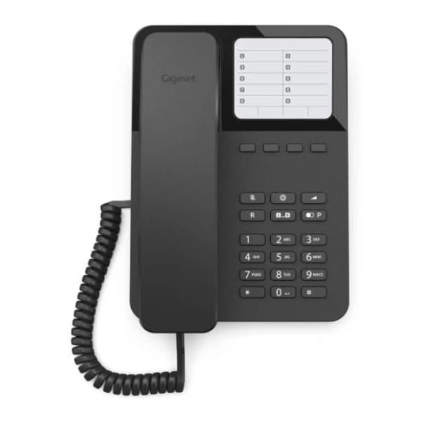 GIGASET Desk 400 crni žični fiksni telefon 0