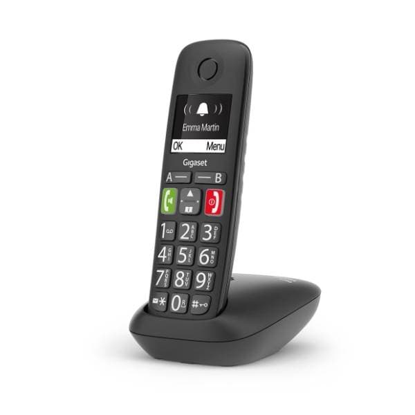 GIGASET E290 crni bežični fiksni telefon 3