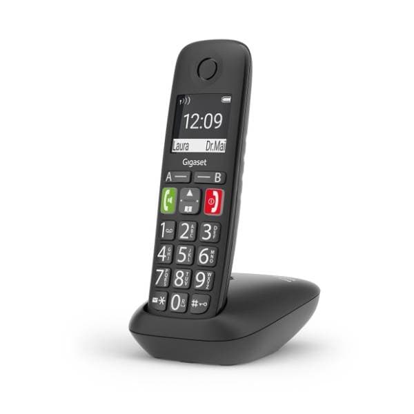 GIGASET E290 crni bežični fiksni telefon 4