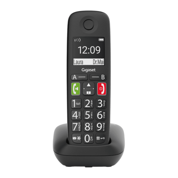 GIGASET E290 crni bežični fiksni telefon 0