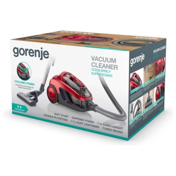 GORENJE usisivač VCE03SPRCY 4