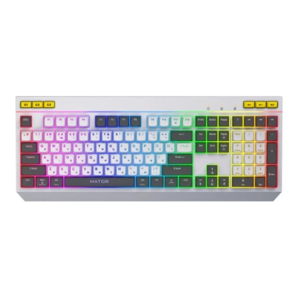 HATOR tastatura Icefall White US 0