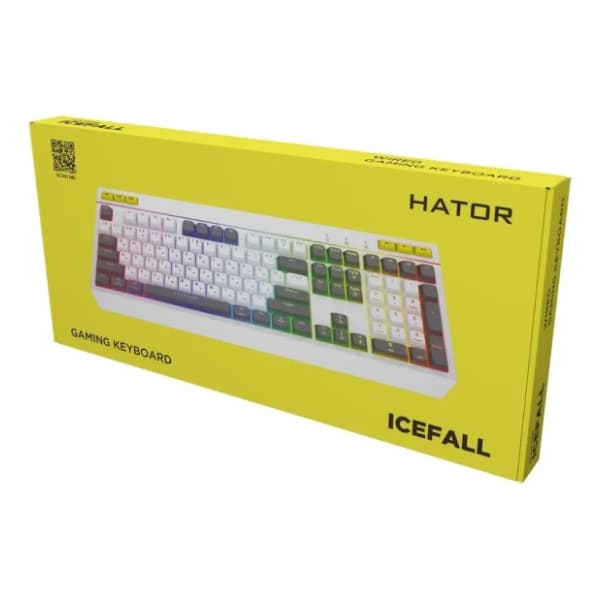 HATOR tastatura Icefall White US 4