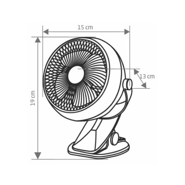 HOME ventilator 10cm 3