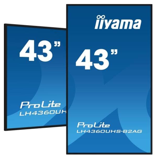 IIYAMA displej 42.5'' VA 4K ProLite Digital Signage LH4360UHS-B2AG 5