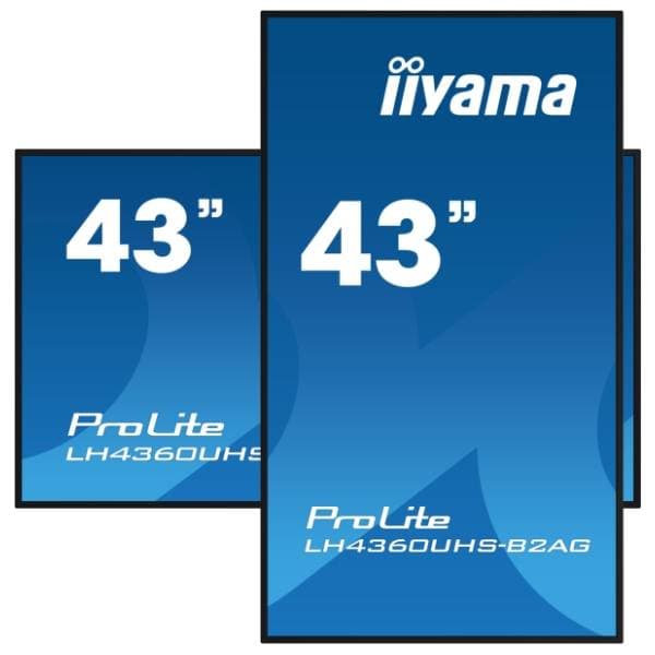 IIYAMA displej 42.5'' VA 4K ProLite Digital Signage LH4360UHS-B2AG 6