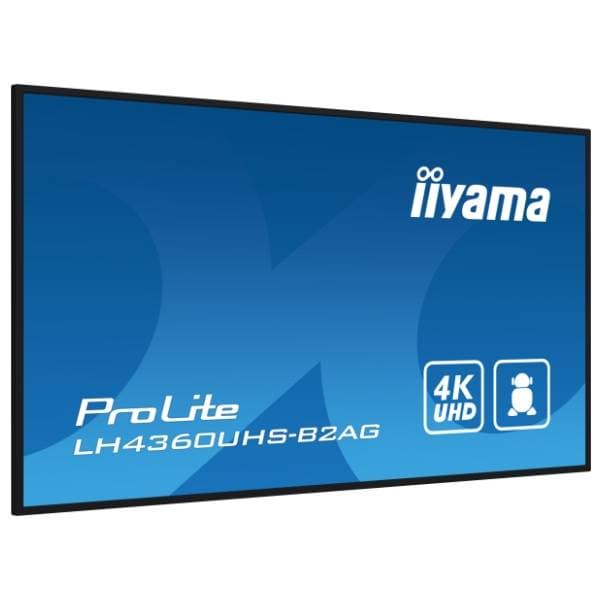 IIYAMA displej 42.5'' VA 4K ProLite Digital Signage LH4360UHS-B2AG 4