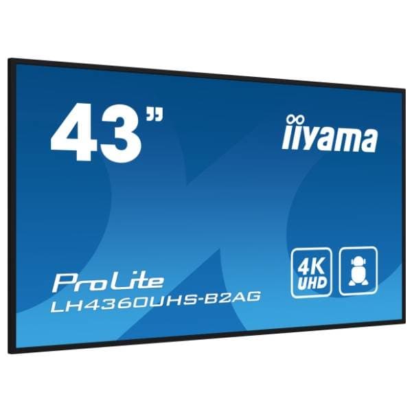 IIYAMA displej 42.5'' VA 4K ProLite Digital Signage LH4360UHS-B2AG 1