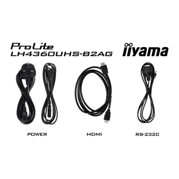 IIYAMA displej 42.5'' VA 4K ProLite Digital Signage LH4360UHS-B2AG 19