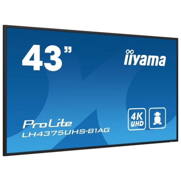 IIYAMA displej 43'' IPS 4K ProLite Digital Signage LH4375UHS-B1AG 1