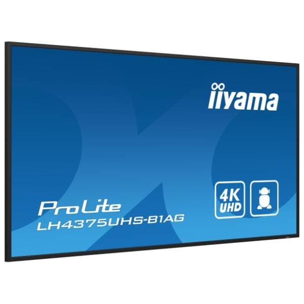IIYAMA displej 43'' IPS 4K ProLite Digital Signage LH4375UHS-B1AG 3