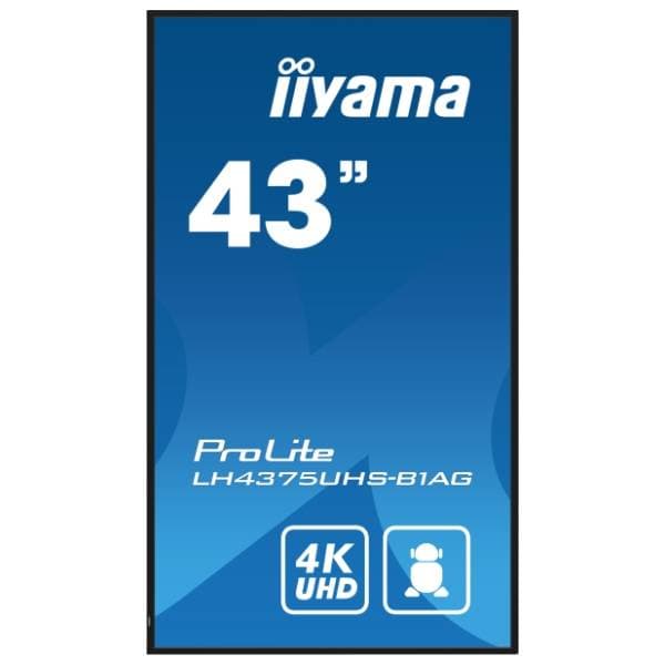 IIYAMA displej 43'' IPS 4K ProLite Digital Signage LH4375UHS-B1AG 4