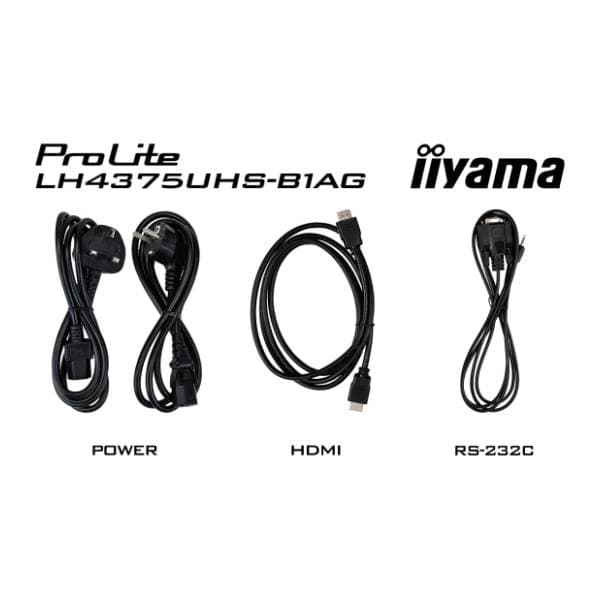 IIYAMA displej 43'' IPS 4K ProLite Digital Signage LH4375UHS-B1AG 17