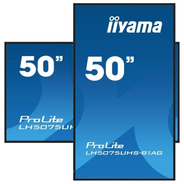 IIYAMA displej 50'' VA 4K ProLite Digital Signage LH5075UHS-B1AG 6