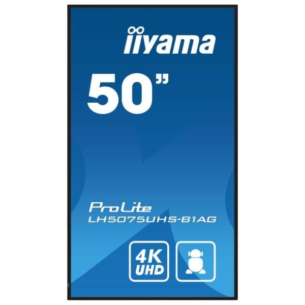 IIYAMA displej 50'' VA 4K ProLite Digital Signage LH5075UHS-B1AG 4