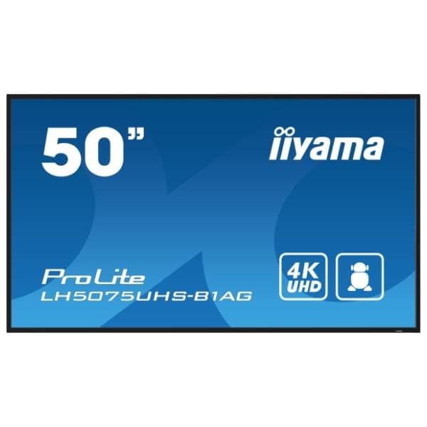 IIYAMA displej 50'' VA 4K ProLite Digital Signage LH5075UHS-B1AG 0