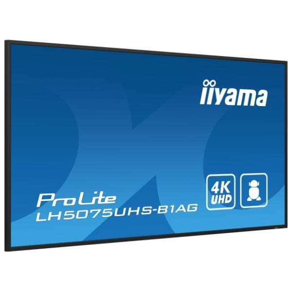 IIYAMA displej 50'' VA 4K ProLite Digital Signage LH5075UHS-B1AG 3