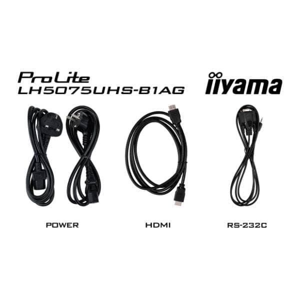 IIYAMA displej 50'' VA 4K ProLite Digital Signage LH5075UHS-B1AG 17