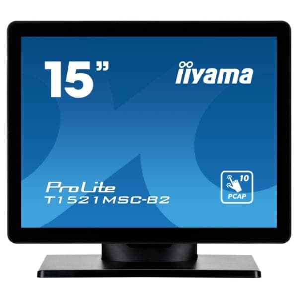 IIYAMA monitor 15'' TN ProLite Multitouch T1521MSC-B2 0