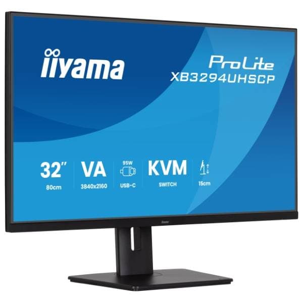 IIYAMA monitor 32'' VA 4K ProLite XB3294UHSCP-B1 1
