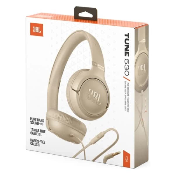JBL slušalice Tune 530 3.5mm Beige 9