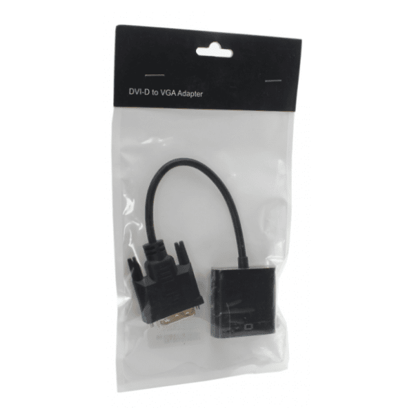 JWD adapter DVI 24+1 (m) na VGA (ž) JWD-HV13 crni 1