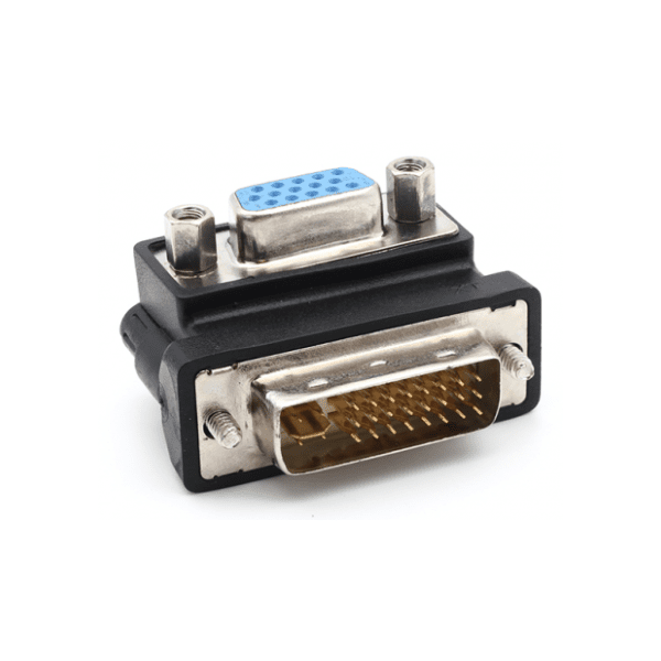 JWD adapter DVI (m) na VGA (ž) ugaoni crni 0