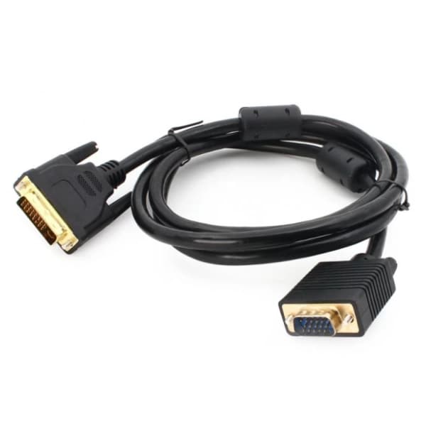Konverter kabl VGA na DVI (m/m) 1.5m crni 0