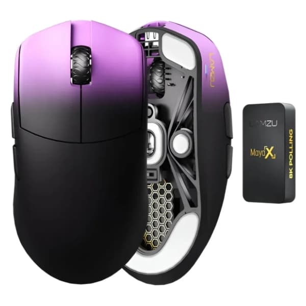 LAMZU bežični miš Maya X Purple 2