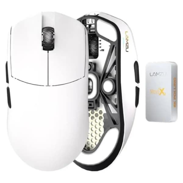 LAMZU bežični miš Maya X White 2