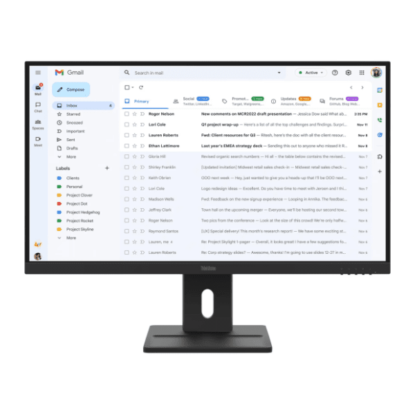 LENOVO monitor 27'' IPS ThinkVision E27-40 Raven Black 0