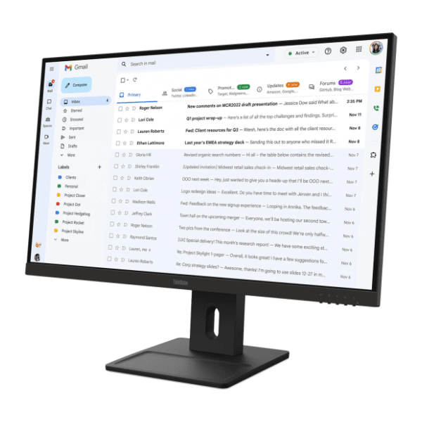LENOVO monitor 27'' IPS ThinkVision E27-40 Raven Black 2