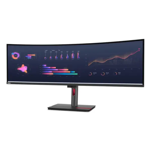 LENOVO zakrivljeni monitor 49'' IPS Black UltraWide ThinkVision P49w-30 2