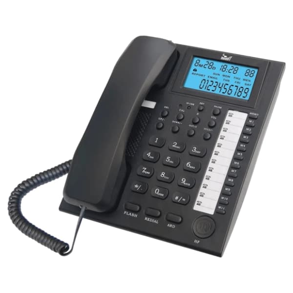 MEANIT ST200 crni žični fiksni telefon 0