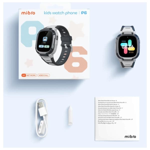 MIBRO Kids P6 GPS sivi pametni sat za decu 2