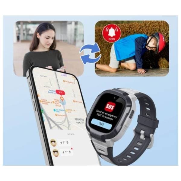 MIBRO Kids P6 GPS sivi pametni sat za decu 7