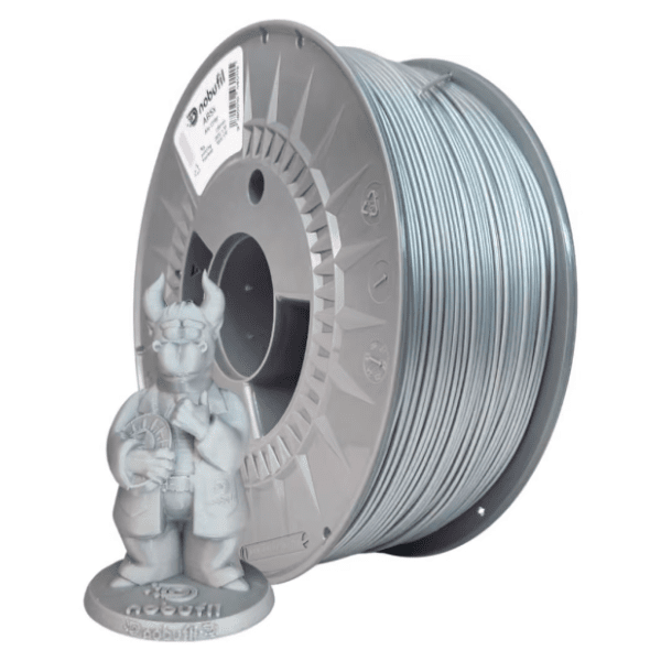 NOBUFIL ABSx 1,75 mm Aluminium Grey 3D filament 1