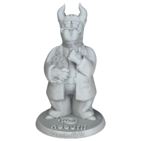 NOBUFIL ABSx 1,75 mm Aluminium Grey 3D filament 2