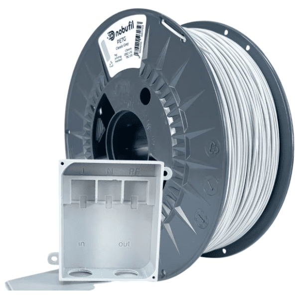 NOBUFIL PETG 1,75 mm Classic Grey 3D filament 1