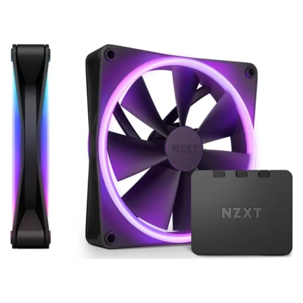 NZXT F140 RGB Duo Twin Pack 140mm ventilator za PC (RF-D14DF-B1) 0