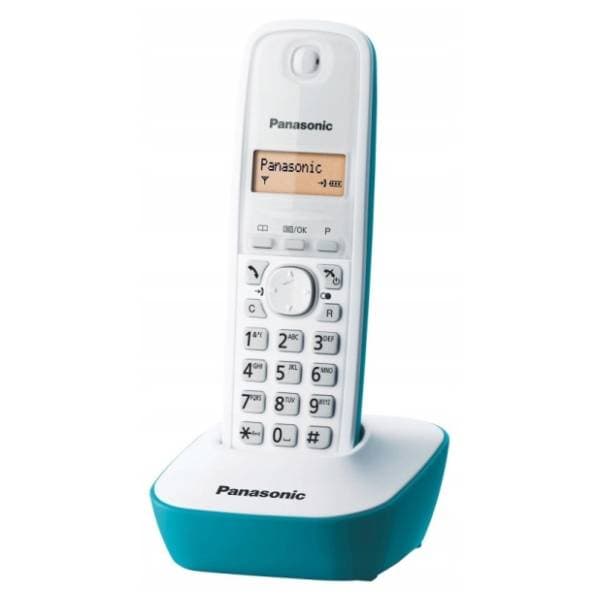 PANASONIC KX-TG1611SPC plavi bežični fiksni telefon 1