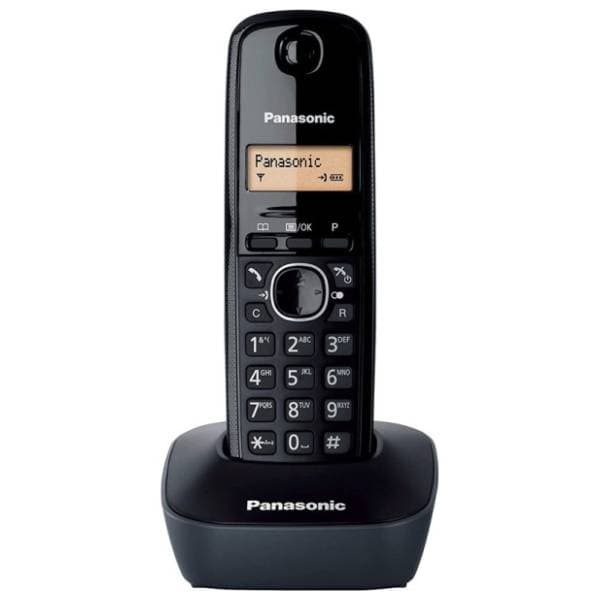 PANASONIC KX-TG1611SPH crni bežični fiksni telefon 0