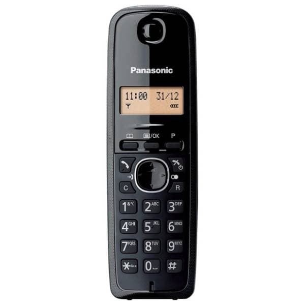 PANASONIC KX-TG1611SPH crni bežični fiksni telefon 2