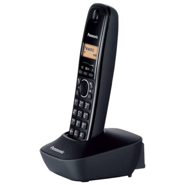 PANASONIC KX-TG1611SPH crni bežični fiksni telefon 1