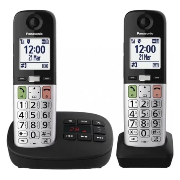 PANASONIC KX-TGU432EXB Duo crni bežični fiksni telefon 0