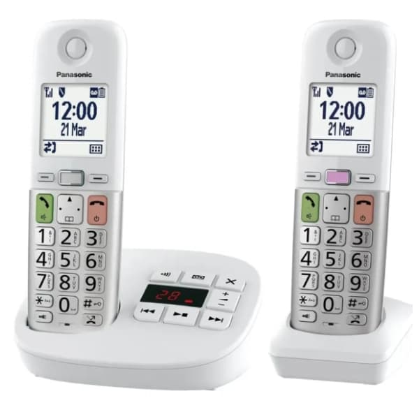 PANASONIC KX-TGU432EXW Duo beli bežični fiksni telefon 0