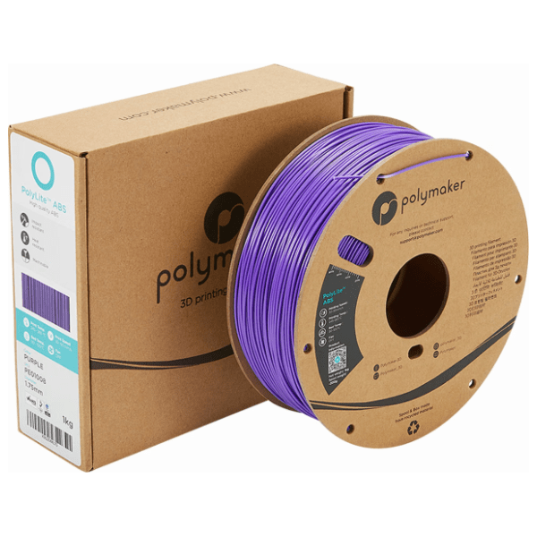 POLYMAKER ABS 1,75 mm Purple 3D filament 2