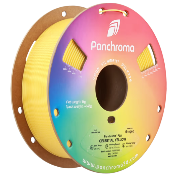 POLYMAKER Panchroma PLA 1,75 mm Celestial Yellow 3D filament 0