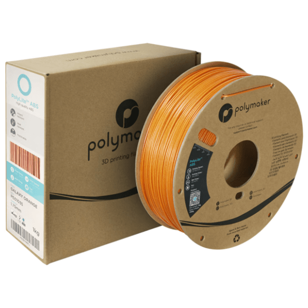 POLYMAKER PolyLite ABS 1,75 mm Galaxy Orange 3D filament 2