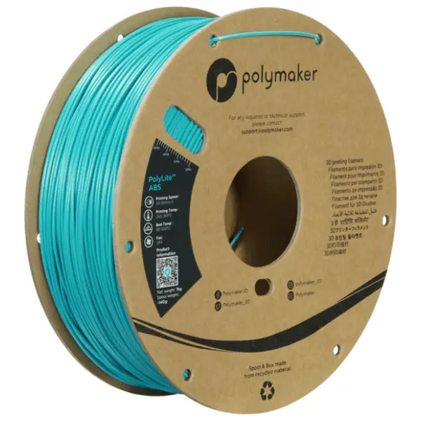 POLYMAKER PolyLite ABS 1,75 mm Galaxy Teal 3D filament 0